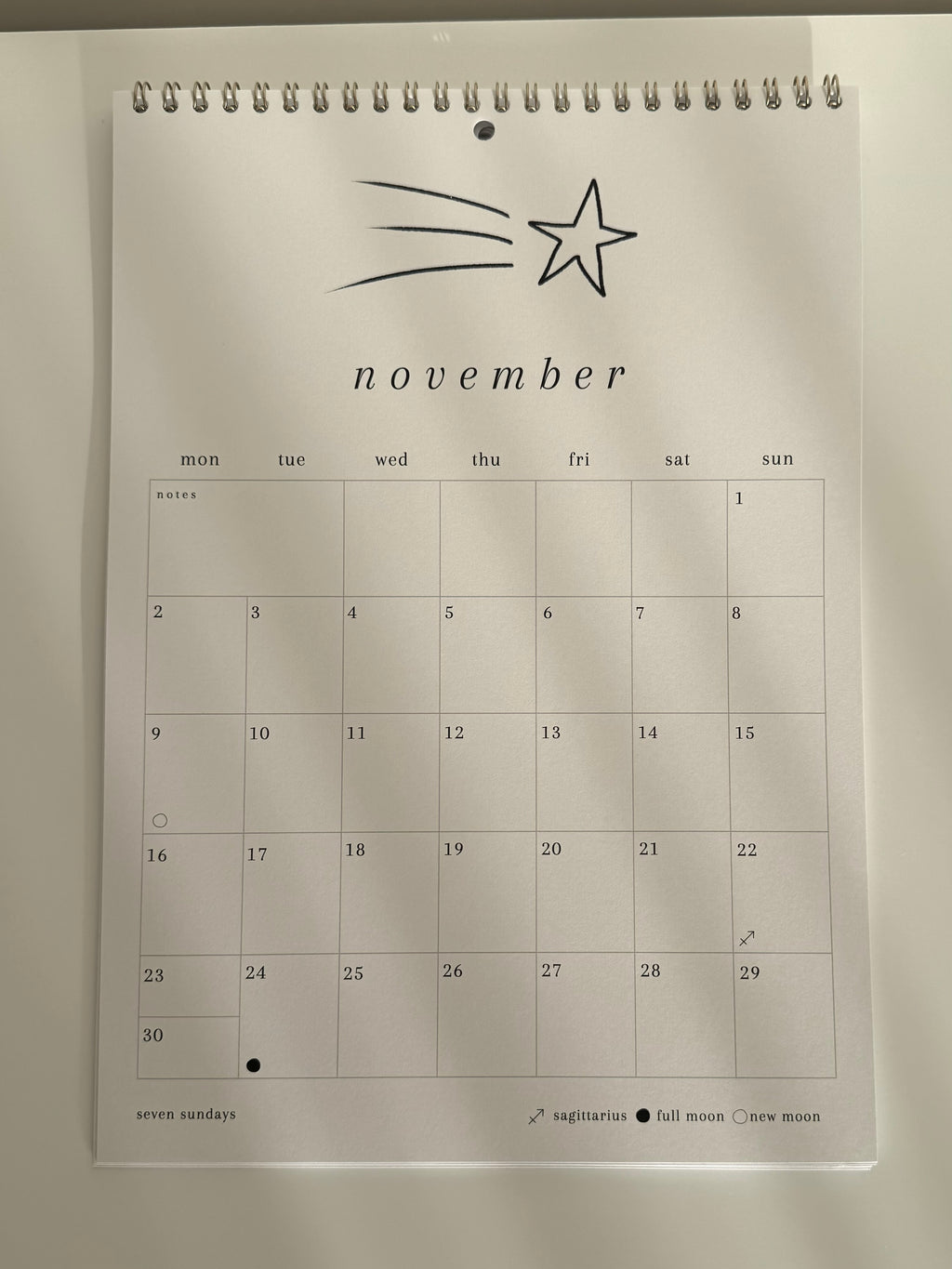 2026 calendar